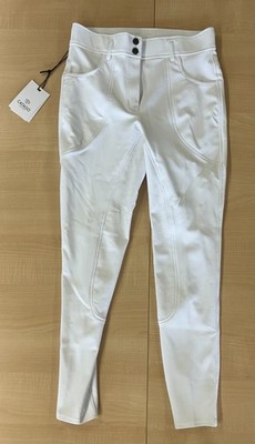 Catago Rihanna FG Full Grip Breeches Womens EU 40 US 30 White Show Breeches 