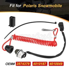 Pro Series 12V Tether Kill Run Switch For Polaris Snowmobiles 1999-2022
