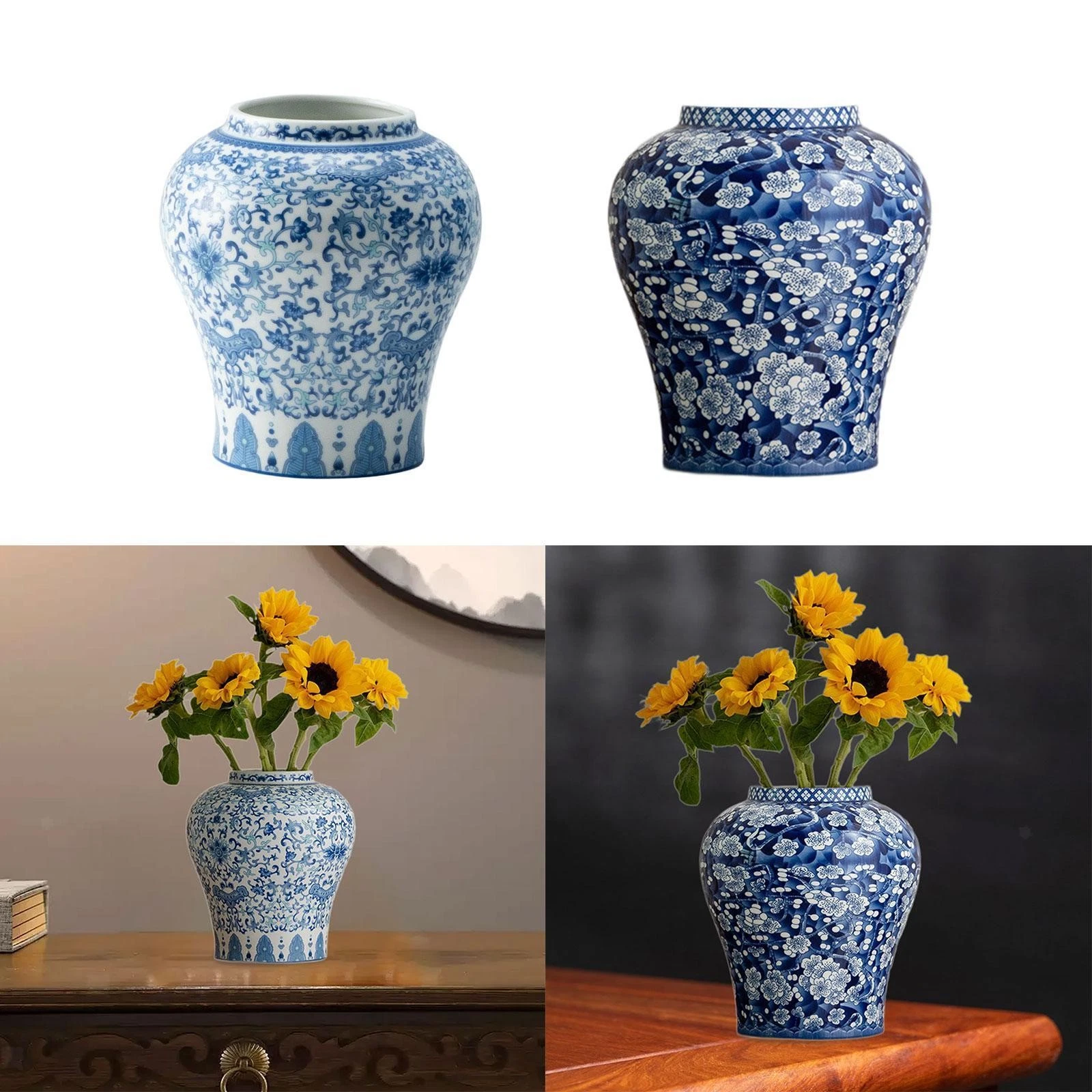 Chinese Ceramic Flower Vase Plant Holder Ornament Minimalist Versatile Flower
Opens in a new window