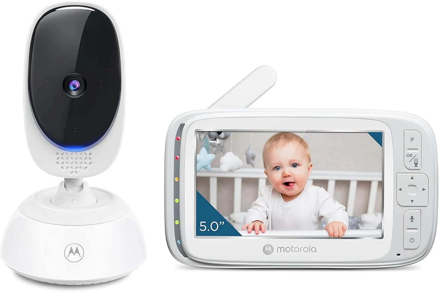 Motorola VM75 Nursery 1 Camera Wireless Video Baby Monitor 5" LCD 2-Way Talk™