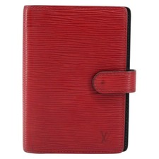 Louis Vuitton Agenda Cover Epi Leather Red Wallets Accessory