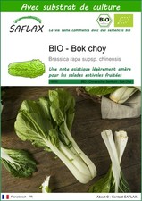 SAFLAX - BIO - Bok choy - 300 graines - Avec substrat - Brassica