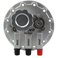 FiTech Fuel Pump Module 50019; Go Fuel Intank 340lph @ 58psi, 12-bolt Flange