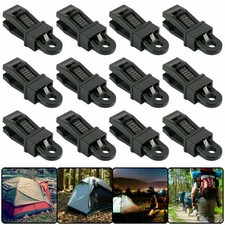 12 Stück Teppich Boden Clip Satz Vor Zelt Planen Spanner Klemme Halter Camping