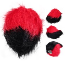 Haz-bin Alastor Radio Demon Tail Cosplay Plush Tail Halloween Accessories Props
