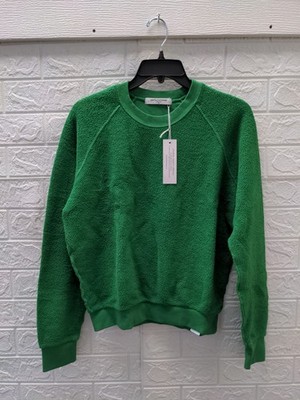 New Perfect White Tee Ziggy Reverse Fleece Crew Neck Sweatshirt Sz S