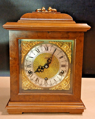 Vintage Deutsche Kaminuhr August Schatz & Sonne 8 Tage 3 Glockenspiel