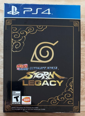 Naruto Ultimate Ninja Storm Legacy PS4 NEW~Sealed / US ESRB Version w/ Steelbook