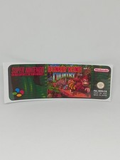 DONKEY KONG COUNTRY (NOE) SUPER NINTENDO / SNES replacement label