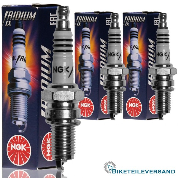 3X NGK ZüNdkerze BR8HIX Iridium 7001-image