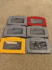 N64 Game Lot Authentic Paper Mario Bomberman Spider-Man Silicon Valley Donkey Ok