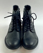 Frye and Co Casual Dress Boots Cody Lace Up Black Leather Men's Size 10 80645