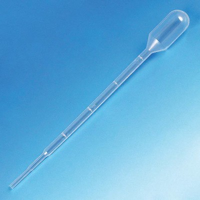 Globe Scientific 137035-500 Transfer Pipette, 3Ml, 140Mm L, Pk500