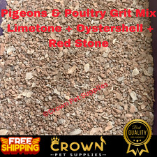 Grit Mix of Limestone, Oystershell, Red Stones Minerals Calcium Feed For Birds