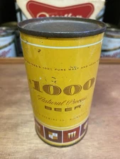 1000 Natural Process Flat top beer can Miller Brewing Co Milwaukee Wi Old