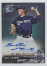 2017 Bowman Draft Chrome Draft Pick Brendan Murphy #CDA-BMU Auto 0v09