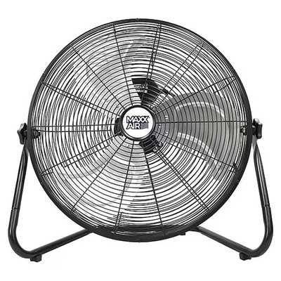 Floor Fan W/ 20 in Blade Dia, 1500/2050/2250 cfm, 3 Speeds, 120V AC, 1/5 , 4.5