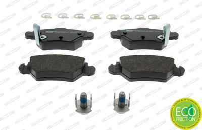 FERODO FDB1294 Bremsbelagsatz, Scheibenbremse für CHEVROLET,CHRYSLER,OPEL,VAUXHA