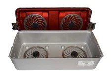 Aesculap Sterilization Tray SterilContainer w Red Lid, Plate JN442 JK487 JK100