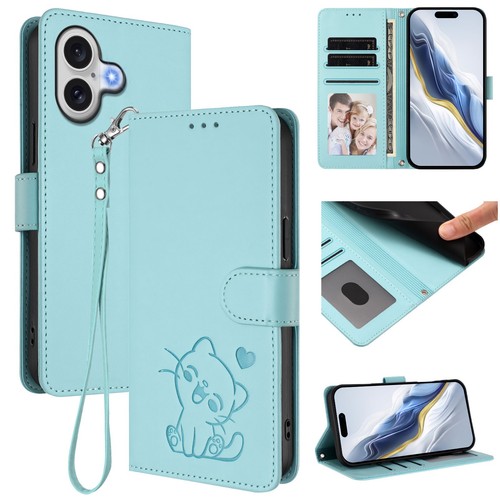 For iphone 11 6 7 8 SE XR XSMax 11 Case Flip Cat Leather Card Slot Stand Covers - Picture 16 of 99