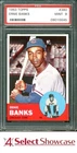 1963 TOPPS #380 ERNIE BANKS CUBS HOF PSA 9