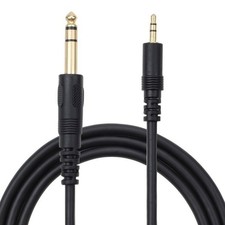 MultiPurpose 3.5mm to 6.35mm Audios Cable 3.5mm Male to 6.35m Male Cable