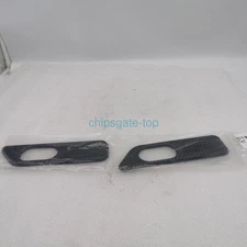 for Suzuki Jimny 2019-23 Carbon Fiber Black Side Marker Lights Lamps Cover Trim