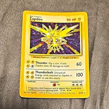 Wizards of the Coast Zapdos 16/102 Base Set Unlimited Holo Rare English 1999 on eBay
