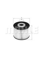 Mahle / Knecht Kraftstofffilter KX 331D ( KX331D )