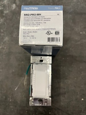 LUTRON RADIO RA2 #RRD-PRO-WH DIMMER