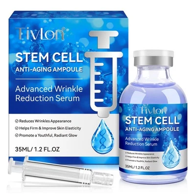 Stammzellen Anti-Aging Gesichtsserum Microneedling Faltenreduzierung Serum 35ml - Bild 1 von 4