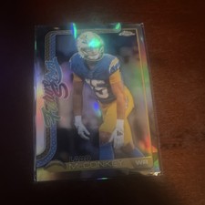 2025 Topps Chrome Football Ladd McConkey Future Stars Refractor #FS-3
