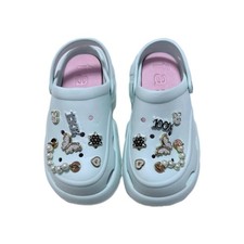 TAXSO PREMIUM Woman's Rubber Shoes Size 10 With Charms