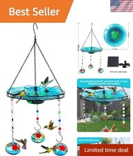 Hummingbird Feeder and Bird Bath for Outdoors 2-in-1 for Small Birds - Hummin...