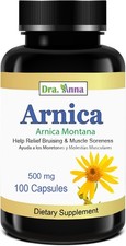 Arnica Montana Capsules, 500 mg Arnica Capsules for Bruising  Swelling, 100Ct