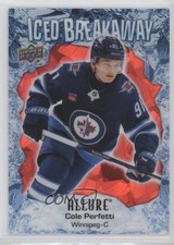 2023-24 Upper Deck Allure Iced Breakaway Red 66/99 Cole Perfetti #IB-25