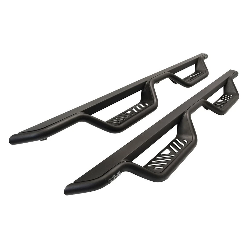 For Chevy Silverado 2500 HD 01-19 Drop Steps 4" Outlaw Series Cab Length Black Foto 2 de 4