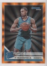 2019-20 Panini Donruss Rated Rookie Holo Orange Laser PJ Washington Jr #211 8k4