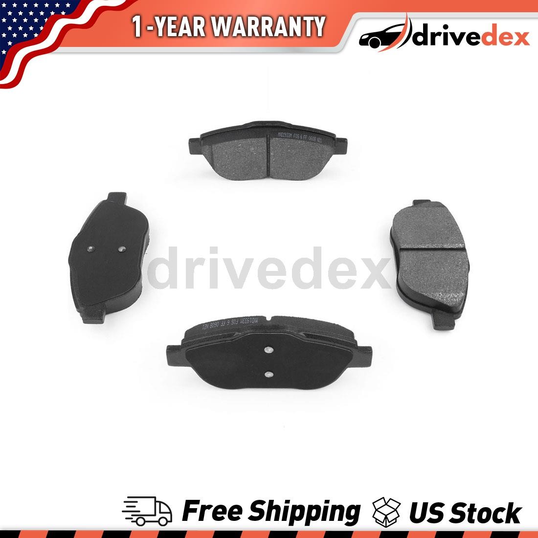 2016 Peugeot 2008 Front Semi-Metallic Brake Pads Set DV