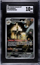2023 POKEMON PAR EN-PARADOX RIFT ILLUSTRATION RARE #202 GARGANACL SGC 10 on eBay
