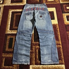 VTG 90S RARE MARITH   FRAN OIS GIRBAUD Men  s Baggy Spellout Jeans 32x32