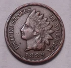 1889 Indian Head Cent Penny - IHC - BETTER GRADE