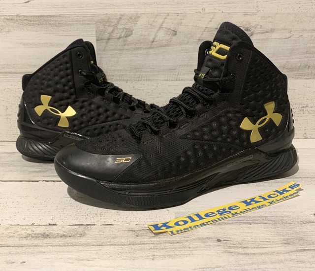curry 1 black and yellow