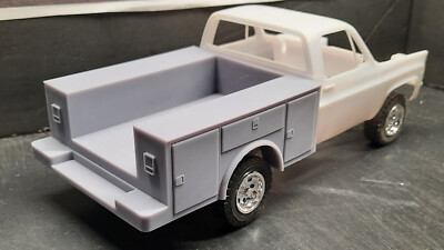 Short bed UT Body, 1:24 scale model resin print high detail. Truck NOT included