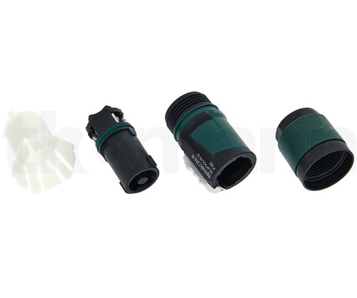 (4 Pack) Neutrik NL4FXX-W-S 4 pole SpeakON Cable Mount Connector, Small 6-12 mm - Picture 5 of 6
