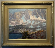 Ralph Holmes Original Painting Art Early California Impressionist Landscape 