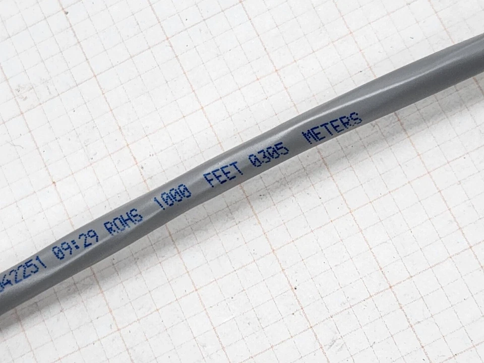 Belden Wire 5202FE 16/4C Shielded Audio/Security/Alarm Cable Riser Gray /50ft - Image 4 of 4