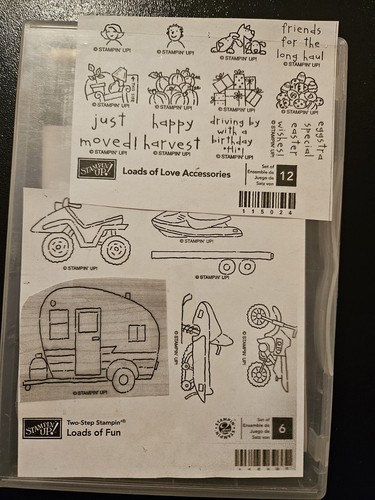 Stampin Up LOADS OF LOVE, LOADS OF FUN, & ACCESSORIES 3 SETS Pickup Retired - Picture 2 of 5