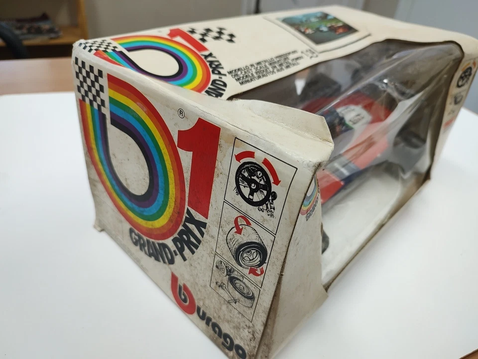 Candy Goodyear F1 Car Burago 1/14 DAMAGED BOX - Image 4 of 4