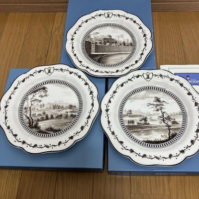 限定品Wedgwood View of Wilton Castle 皿3枚セット